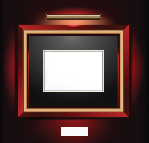 free vector Beautifully realistic frame vector